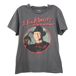 A Nightmare On Elm Street Men's T-Shirt S Gray Freddy Krueger‎ Halloween Horror
